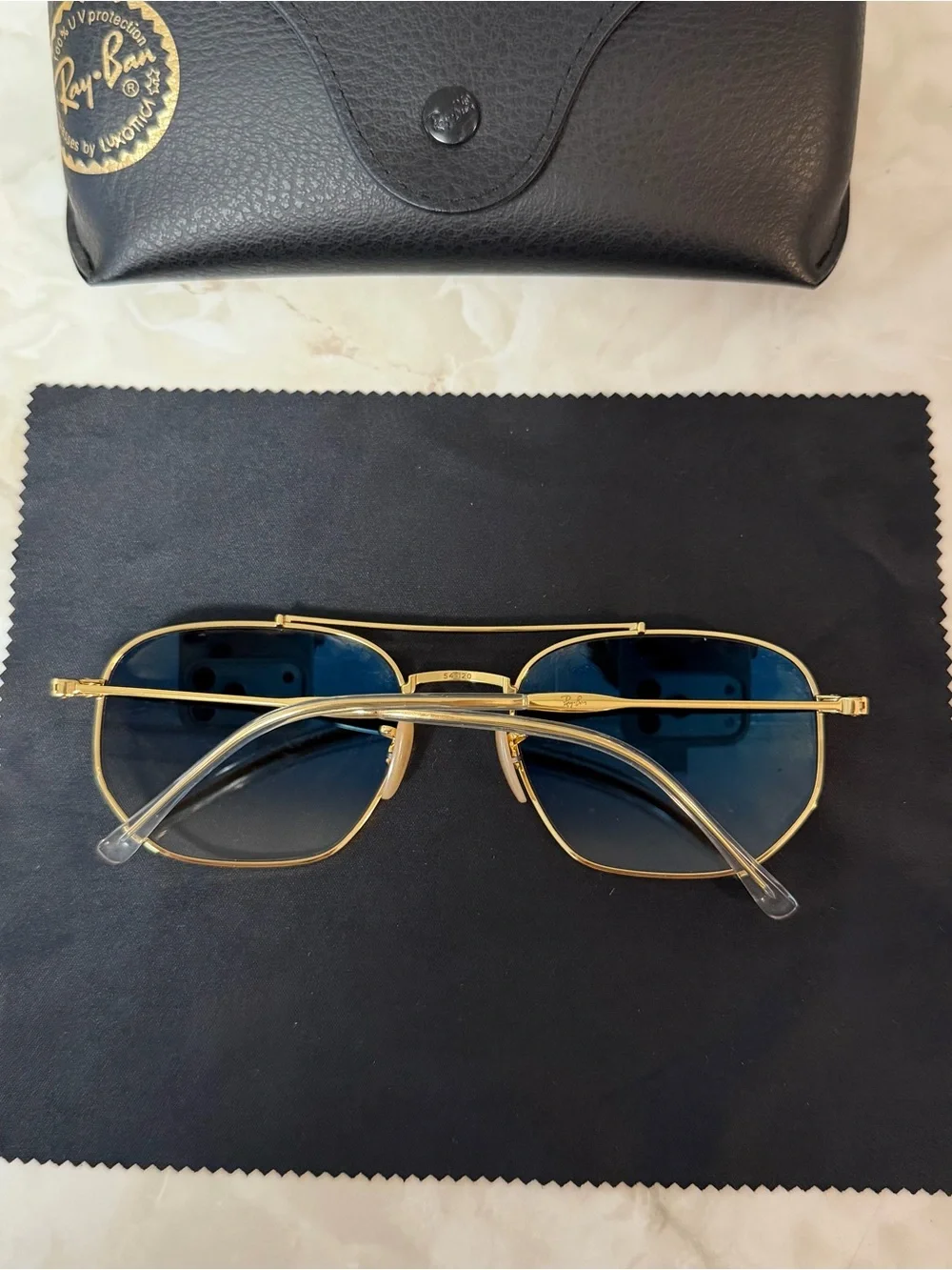 Rayban RB3707 in Polished Arista Gold